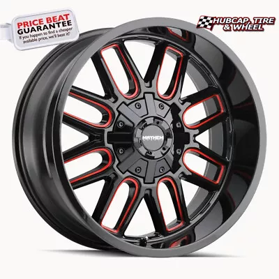 Mayhem Cogent 8107 Black W/Prism Red - 20X12 - 6X135 BP -51 MM Offset (1 Wheel) • $399.99