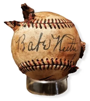 Babe Ruth - Autographed 1930's Baseball From The Movie -   The Sandlot  • $200