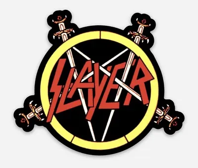 Vintage Slayer Logo Die Cut Vinyl Sticker Decal • $2.99