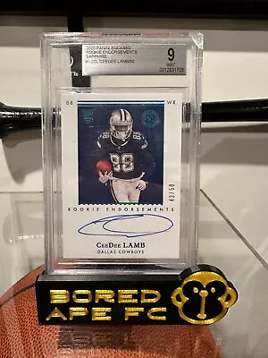 2020 Encased Rookie Endorsements Sapphire CeeDee Lamb #/50 BGS 9 AUTO 10 • $450