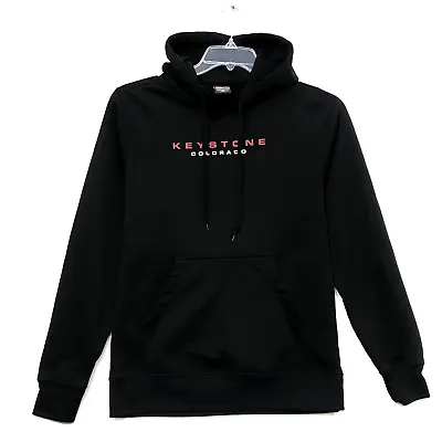 Keystone Colorado Slim Fit Performance Fleece Hoodie Mens S Small Black OT Co. • $23.99