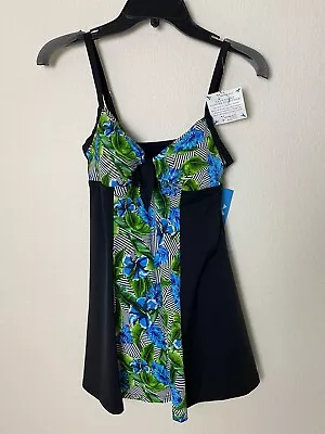 A SHORE FIT Womens One Piece Bathing Suit Size 8 Reg. $ 80 Floral  • $24.99