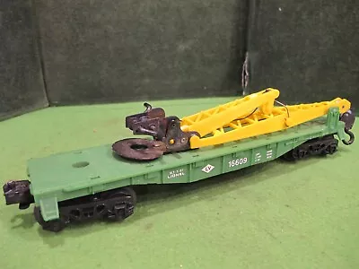 $9.95 • Buy Lionel 6-16609 - Lehigh Valley Derrick Flatcar