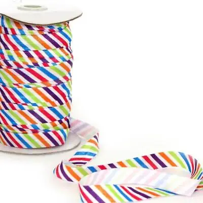 £1.95 • Buy Fold Over Elastic Ribbon, Patterned FOE Stretch Binding