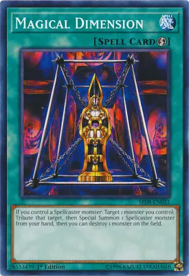 Magical Dimension Common Order Of The Spellcasters Yugioh Card • $4.95
