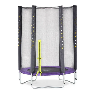 $149 • Buy Plum Play 4.5 Ft Trampoline Stardust Theme W/Enclosure Net