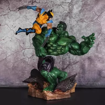 Marvel Hulk VS. Wolverine PVC Figure Model Statue Toy Collection 13'' Gift New • $113.52