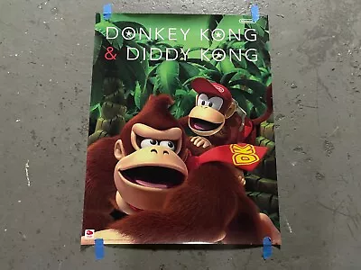 Club Nintendo Promo Poster Donkey Kong & Diddy Kong • $15