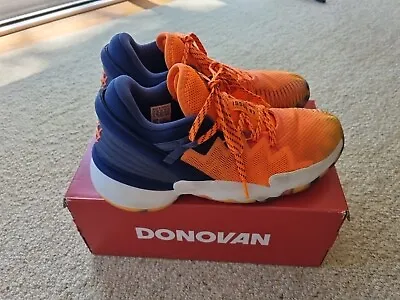 Adidas DON 2 Basketball Shoes Signal Orange Size US9 • $38