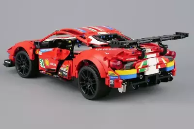 1677 PCS Technic Ferrari 488 GTE Construction Toys Building Blocks Set • $59.99