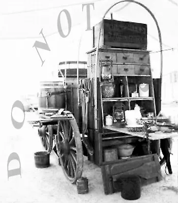 Antique Reproduction 8x10 Photo Print Chuck Wagon And It's Contents # 15 • $11.99