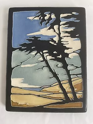 Rare Motawi Tileworks Ann Arbor Mi 6x8 Art Tile MONTANA DE ORO New • $133