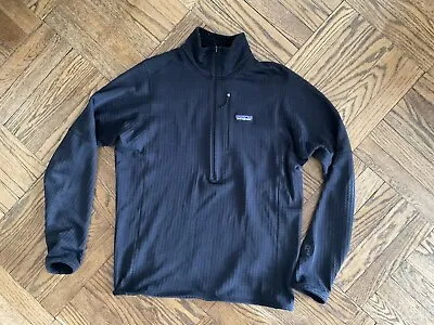 Patagonia R1 1/4 Zip Fleece Pullover Men's Medium Black • $66