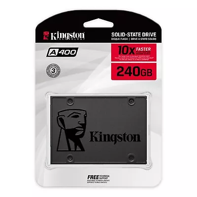 Kingston A400 240GB SSD 2.5  SATA 3.0 6GB Solid State Drive 10X Faster Than HD • $59.99