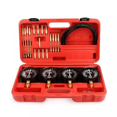 Portable Fuel Vacuum Carburetor Synchronizer Set Kit For Motorcycle Gauges Tool • $186.99