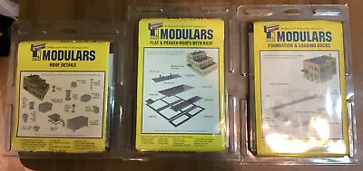 Walthers Cornerstone Modulars N Scale Various YOU CHOOSE Roofs Foundation Etc • $19.99