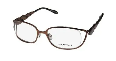 New Koali 6981k Eyeglass Frame Brown Metal & Plastic Mr012 Designer 53-18-130 • $14.95