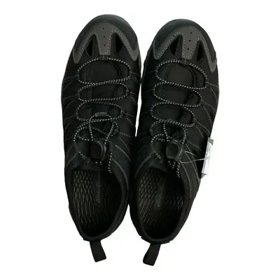 Eddie Bauer Men's Arvada Bungee Lace Lightwear Water Sandal (Black) • $24.95