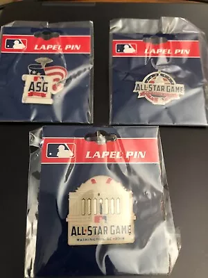 ALL STAR 2018 Washington DC Host Team. 3 Pins In Bags. AL Beats NL 8 To 6. • $15