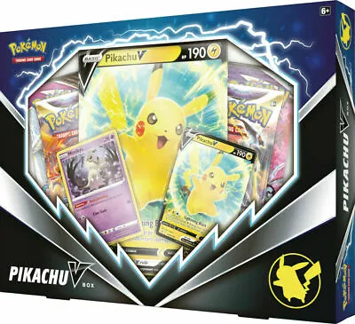 $18.55 • Buy Pokemon TCG Pikachu V Box 4 Booster Packs
