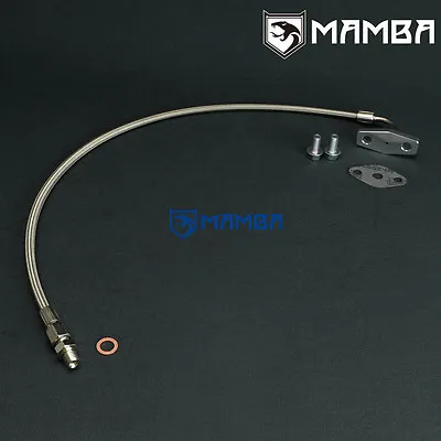 Turbo Oil Feed Line For Mitsubishi Starion 4G63T W/ Garrett T3 T4 T04B T04E T04 • $60.50