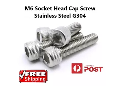 M6 Socket Head Cap Screw Stainless Steel G304 • $4