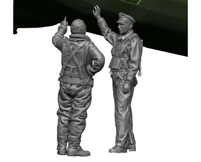 £23.79 • Buy Legend Production LF4820, WW2 US Bomber Pilot&Crew On The Ground (2 Fig.),  1:48