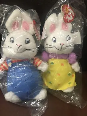 Ty Beanie  MAX & RUBY Bunny NWT RARE • $59.99