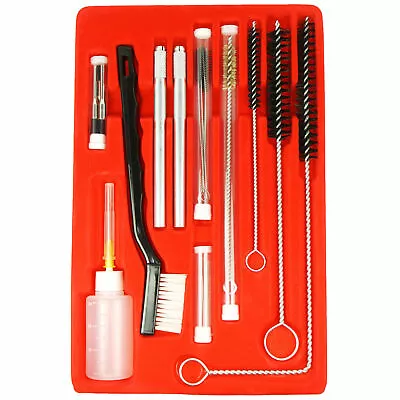 $14.95 • Buy Gun Cleaning Kit 23pcs Airbrush Air Spray Gravity Paint Mini HVLP Detail Set