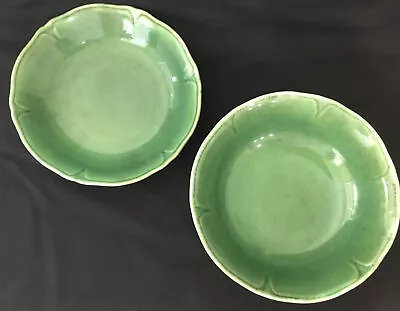 Set Of 2 Round Mt Clemens Petalware Serving Bowls • $30