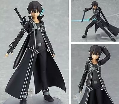 SAO Sword Art Online Kirigaya Kazuto Kirito Figma PVC Action Figure #174 In Box • $46.98