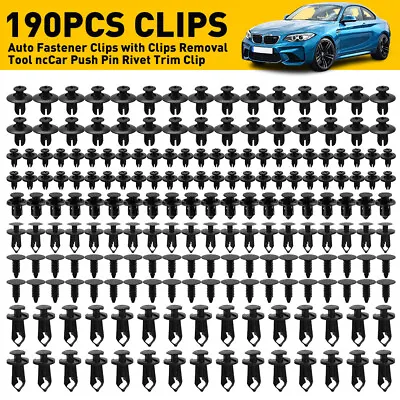 190pcs Plastic Car Screw Scrivet Clips Interior Trim Panel Clips For HOLDEN • $25.93