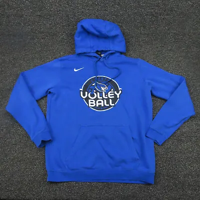 Nike Hoodie Adult Medium Blue Long Sleeve Breathable Workout Volleyball Mens • $16.96