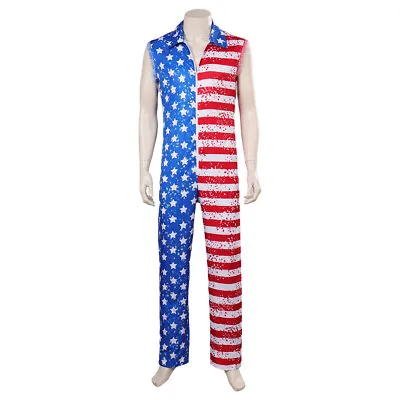 Stars And Stripes Jumpsuit Cosplay Costume Outfits Halloween Carnival Suit • $26.99