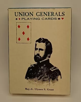 Union Military Leaders Playing Cards: Union Generals. Brand New.  • $9.95