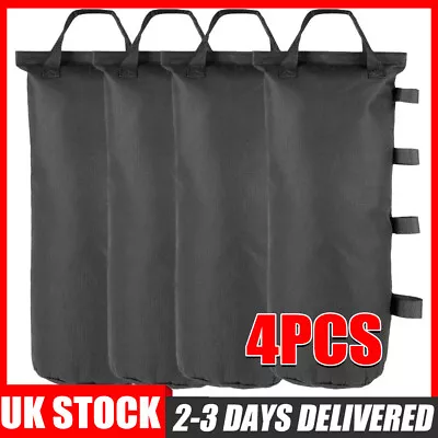 Set Of 4 Garden Gazebo Foot Leg Feet Weights Sand Bags For Marquee Party Tent UK • £11.89