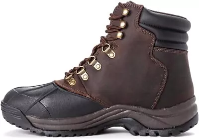 Propet Blizzard Mid Lace Waterproof Hiking Boots Work BRW/BLK 11 SE(XX) NIB • $75