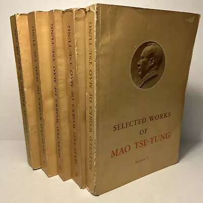 Selected Works Of Mao Tse-Tung - 5 Vol Set RARE • $124.50