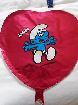 $5 • Buy New Vintage 1982 Large Approximately 17  Mylar Papa Smurf Balloon