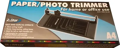 Black A4 Paper Trimmer Precision Card Photo Rotary Cutter  • £12.79