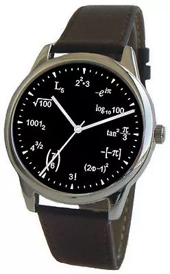  Math Dial  Large Theme Watch Has Physics Equation At Each Hour Indicator • $60