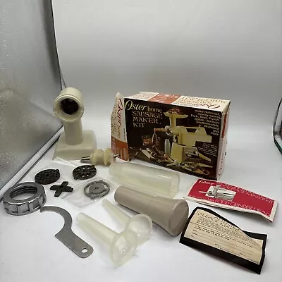 Oster Food Center Meat Grinder Sausage Maker Replacement Parts #937-53 13 Pc • $28.50