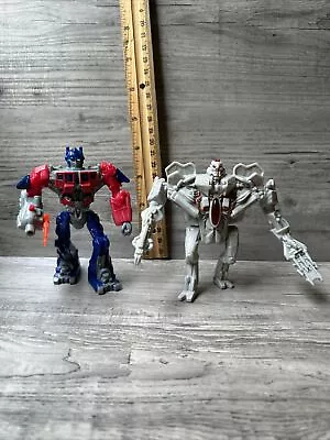 Transformers Movie Mcdonalds 2010 Toy Figure Lot Starscream Optimus Prime • $10.20