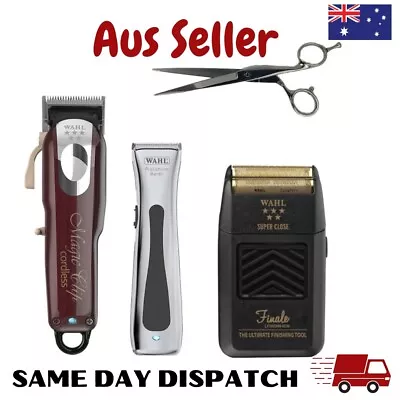 Wahl Magic Clip Beret Trimmer And Finale Shaver Barber Hair Cutting Set Kit • $599