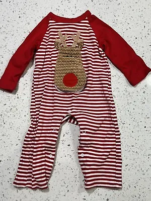 Mud Pie Reindeer Christmas Pajama • $12