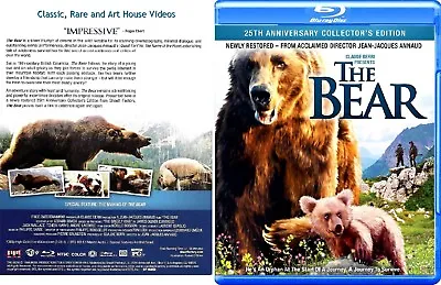 The Bear ~ Blu-ray With Slip Cover ~ Jack Wallace (1988) • $26.90