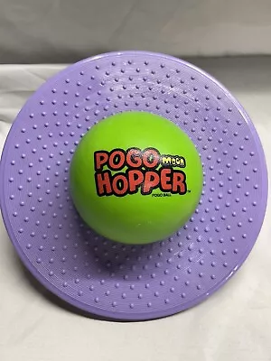 Pogo Hopper Moon Ball Purple And Green Vintage Bouncing Toy  • $24.98