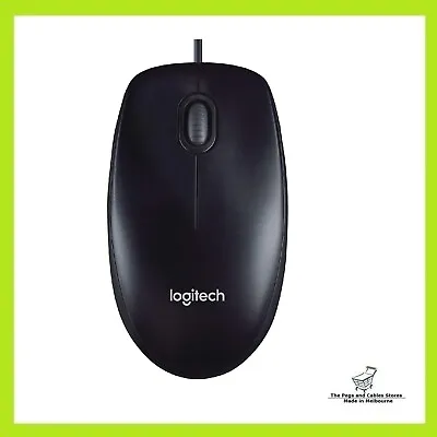 $13.50 • Buy Logitech Corded Mouse M90 Black Wired USB Optical Tracking | NEW | FREE SHIPPING