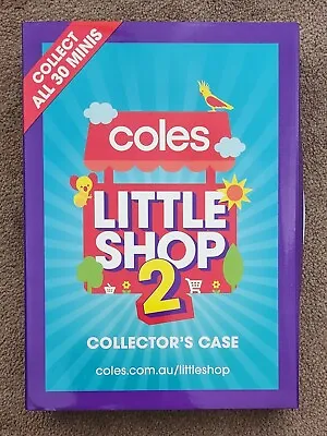 Coles Little Shop 2 COMPLETE Full Set Of 30 Minis With Collectors Case FREE POST • $19.95