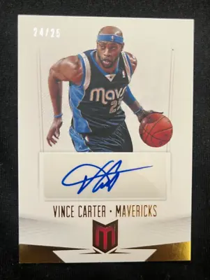 2012-13 Panini Momentum Vince Carter Auto Autograph Signature Serial 24/25 NEW • $99.99